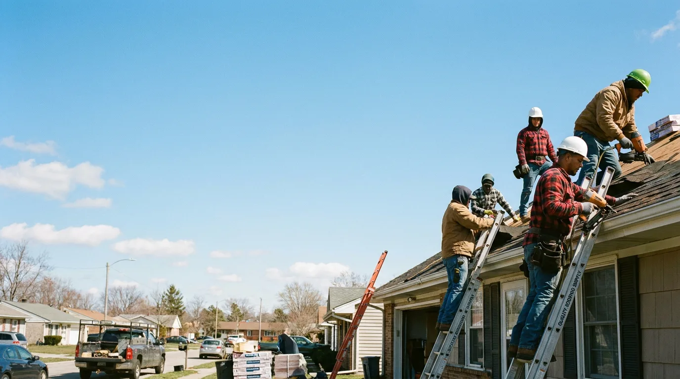 Roofing in Fredericksburg, IN near me